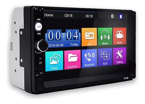 Reproductor Carro Pantalla Tactil Bluetooth Mp5 Usb Bt 