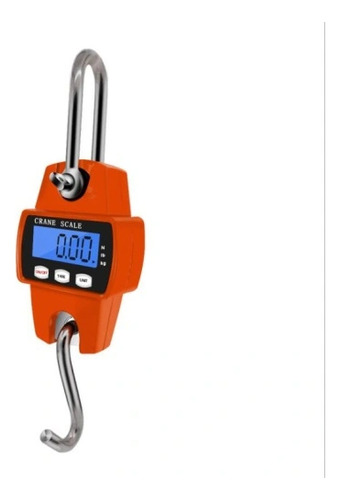 Balanza Industrial 300kg Colgantes Dijitales Pantalla Lcd Naranja