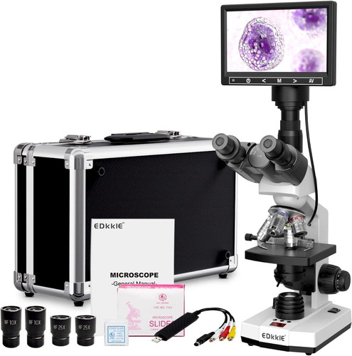 Microscopio Para Adultos Con Aumento De 40x-2500x