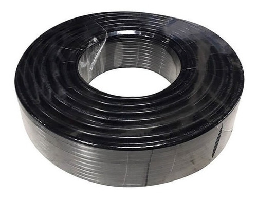 Cable Coaxial / Bnc Chaqueta Negra Rg6 Bobina Rollo 100 Mts