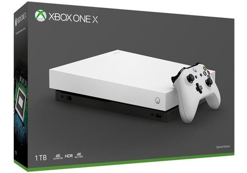 Consola Xbox One X De 1tb. Blanca Edicion Especial. Sellada