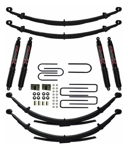 Kit Elevacion Suspension Para Gmc Pickup Amortiguador Black