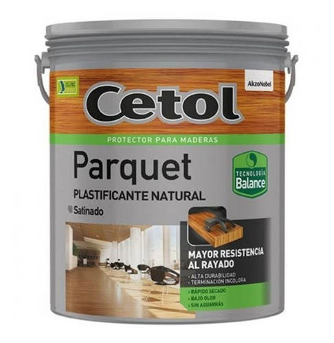 Cetol Parquet Plastificante Pisos Satinado Al Agua 4 L