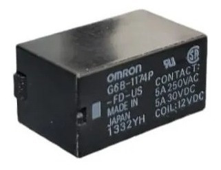 Relé De Alimentación Omron G6b-1174p-fd-us 5a-250vac 5piezas
