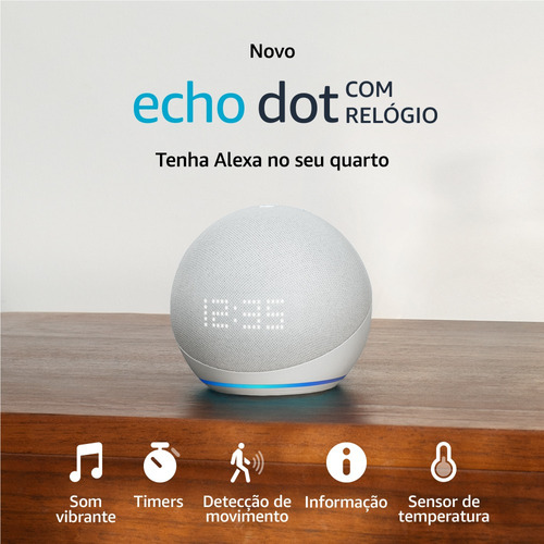 Echo Dot de quinta generación con Amazon White Watch