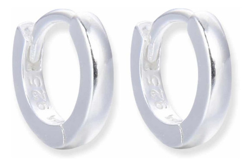Aros Argollas Chicos Sin Piedras De Plata 925 (lar36)