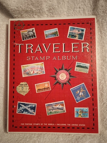 Traveler Stamp Book Del Año 1980 Con 125 Timbres