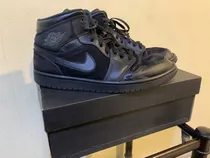 Comprar Tenis Nike Air Jordan 1 Gamuza Negra Originales Para Hombre