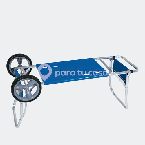 Carrito Mesa Playa Portatil Heladera Plegable Aluminio Mor