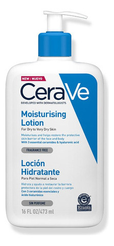  Loción Hidratante Cerave Para Piel Seca A Muy Seca 473ml Neutro Pote