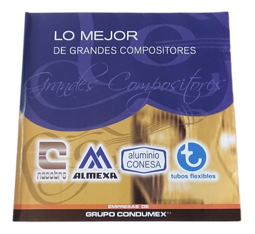 Lo Mejor De Grandes Compositores Cd Disco Compacto 2005 Sony