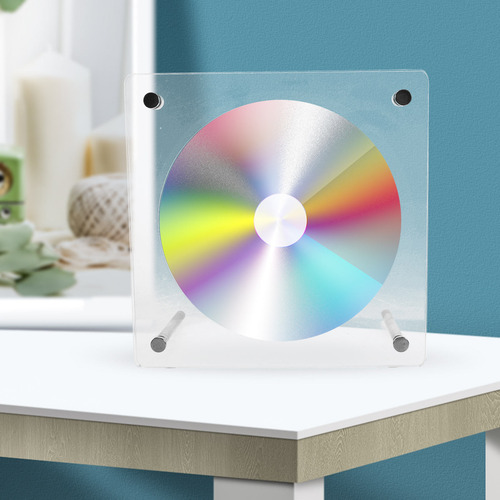 Soporte De Cd De Acrílico, Soporte De Escritorio Para Cd, En