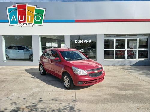 Chevrolet Agile Ltz 2010 Rojo 5 Puertas