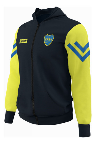 Campera Deportiva Capucha Boca Juniors