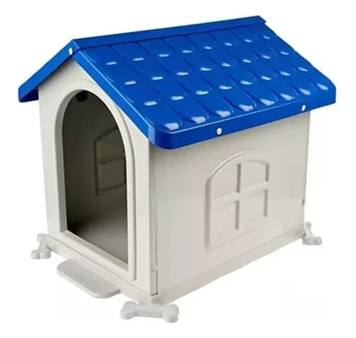 Casa Toca Pra Casinha Cabaninha Pet Cachorro E Gato Nº2 Cor Azul