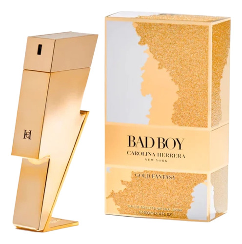 Perfume Original Ch Bad Boy Gold Fantasy Carolina Herrera 