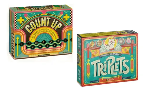 Triplets + Count Up Combo Juego De Mesa Maldon Familiar M4e