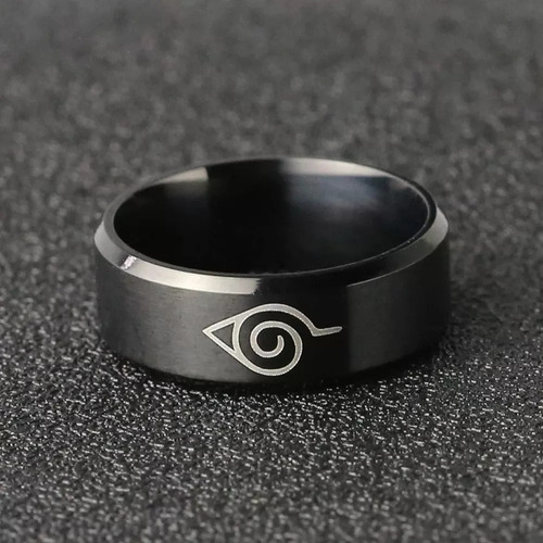 Imagen 3 de 6 de Anillo Naruto Aldea De La Hoja Accesorio Anime Cosplay