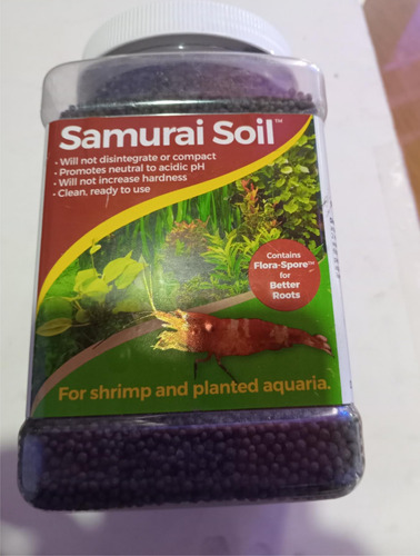 Samurai Soil Caribsea 1.58 Kg Sustrato Camarones Plantados