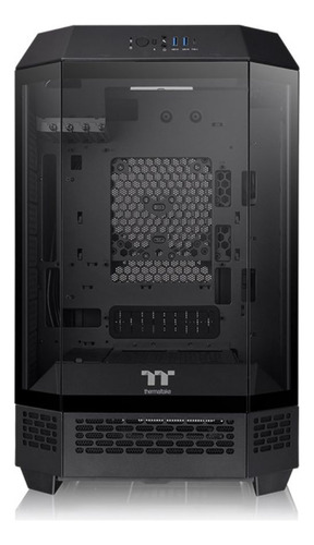 Gabinete Mid Tower Thermaltake Tower 300 Vidrio Templado 2 Fan Negro