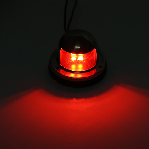Imagen 9 de 10 de Foco Led De Navegación, De Acero Inoxidable, Verde, 2 Uds.