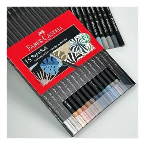 Ecolapices Colores Faber Castell Supersoft X12 Tonos Neutros
