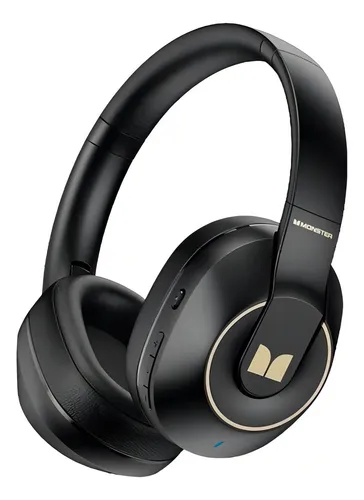 Audífonos Auriculares Inalámbricos Bluetooth 5.3 Monster Xkh01 Con Cancelación de Ruido activa ENC Color Negro