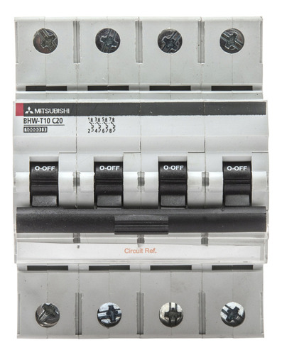 Interruptor Automático Tetrapolar 4p 4x20a Curva C 10ka