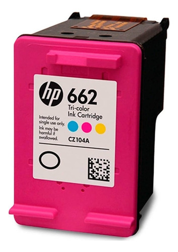 Cartucho De Tinta Hp Cz104al Color Negro/tricolor De 2 Ml