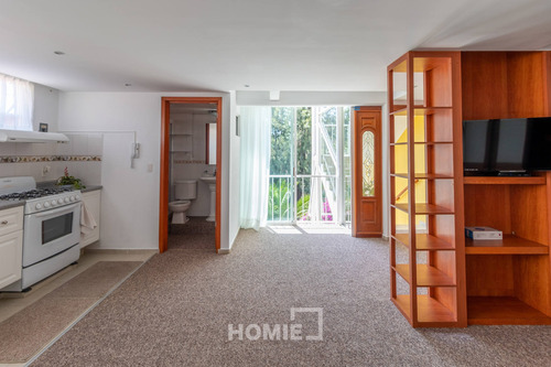 Imagen 5 de 12 de Amplio Loft Con Terraza En Álvaro Obregón., 65518