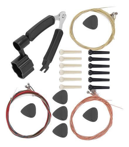 Juego De Alfileres Para Guitarra, Kit De Accesorios, PĂșa Par