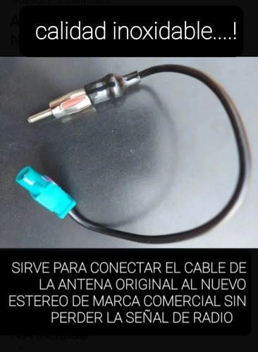 Adaptador De Antena Para Estereo Ranger Desde 2013 Al 2022