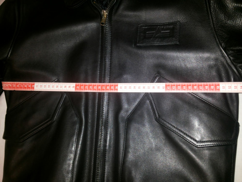 Campera Alpha De Cuero Talle L Slim Fit (Usado)