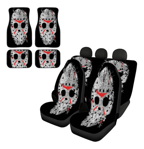 Jason Voorhee Juego Completo Estuche Asiento Vehiculo