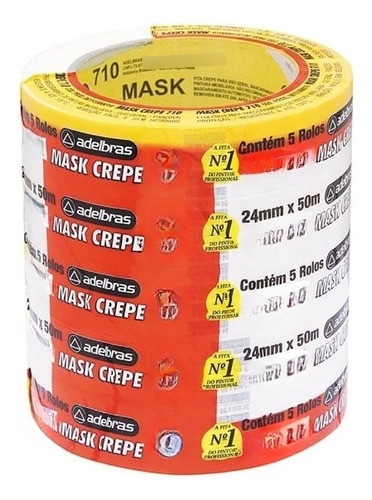 Kit Fita Crepe 710 Mask 24mm X 50m C/ 40 Rolos