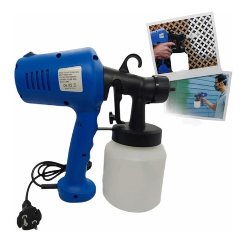 Imagen 1 de 6 de Maquina Pistola De Pintar Con Compresor Electrico + Envio