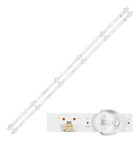 Dt Kit Leds Vios Modelo Tv3219s (2tiras 6leds)-aluminio,