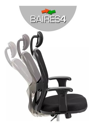 Sillon Mesh Ejecutivo Citiz Patas Negra Brazos Regulables