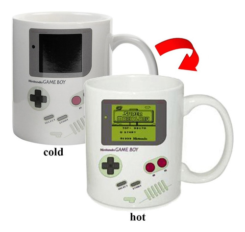 Taza Magica Termosensible Game Boy Geek Cambia Color  Sipi