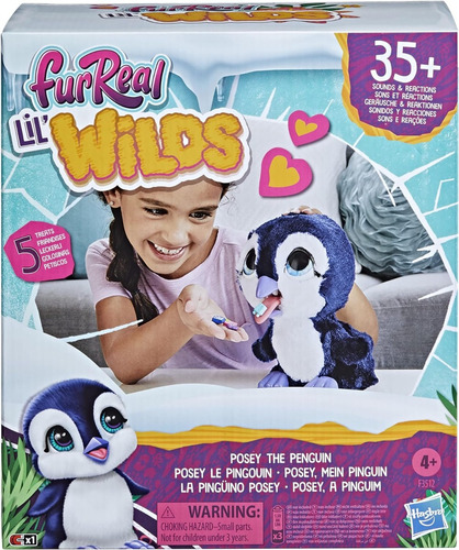 Furreal Lil Wilds La Pinguino Posey 35 Sonidos Hasbro