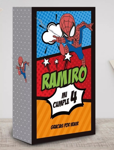 Imagen 3 de 7 de 10 Bolsita Sorpresita Papel Foto Brillo Superhéroes Avengers