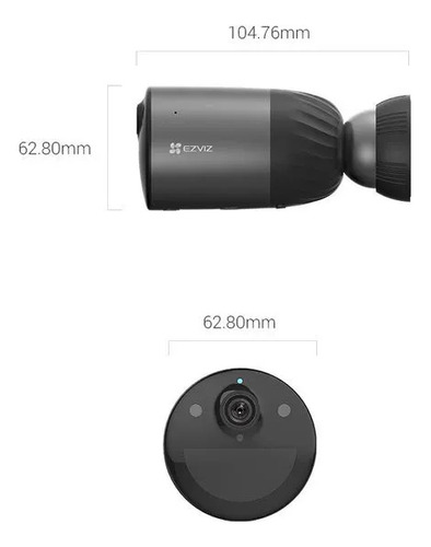 Ezviz - Camara Bullet Intemperie Ip Hd 4mp Wifi, Bateria 