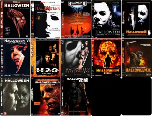 Coleção Dvds Filmes - Halloween