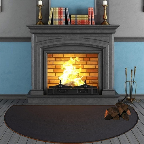 Alfombrilla De Chimenea Semicircular Resistente Al Fuego32 X