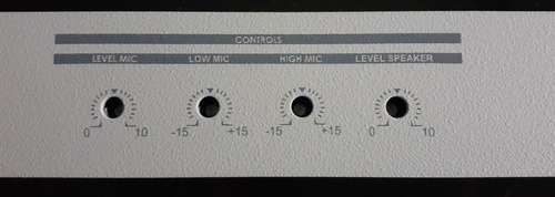 Pre Amplificador De Mic. Con Control Toons Y  Monitor 