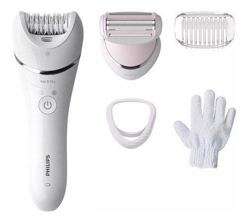 Depiladora Philips Bre712 2 Velocidades Luz 5 Accesorio