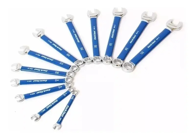 Jeu De Clés à Rayon ParkTool MW-Set.2 - 6-17mm, Aluminium, Pour Réglage Roues Vélo