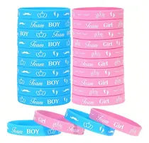 Comprar 10 Pulseras Gender Reveal Fiesta Revelación De Sexo Boy Girl