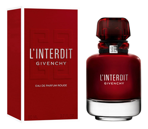 Perfume L'interdit Rouge De Givenchy, 80 Ml, Para Mujer