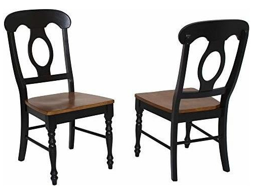 Silla De Comedor Sunset Trading Black Cherry Selections, Mul